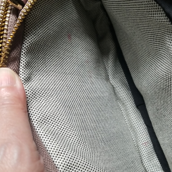 Rebecca Minkoff Quilted Leather Small Double Zipped Crossbody In Fawn - Picture 11 of 13